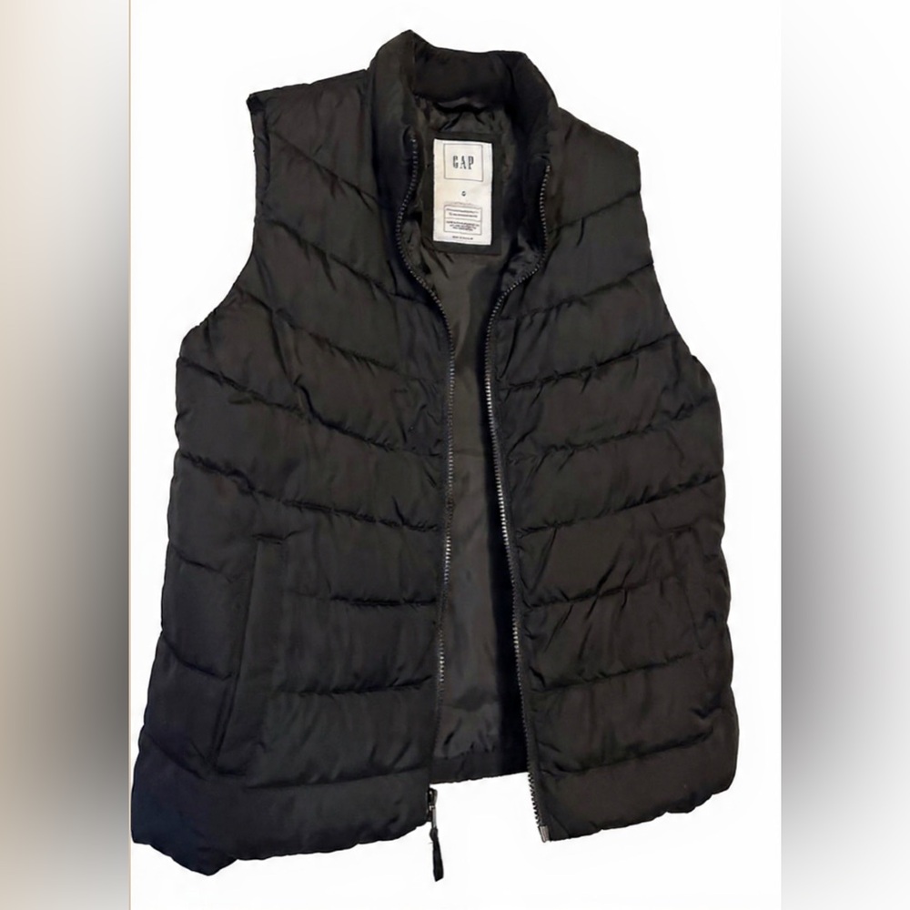 GAP Quilted Black Vest